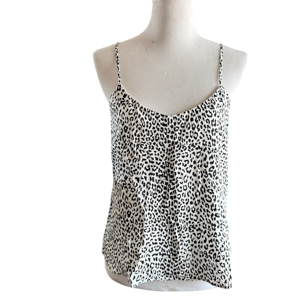 NWT Pistola Black and White Animal Print Camisole Size S